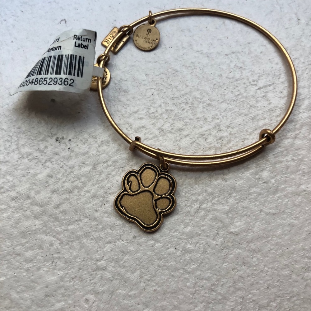 Alex and Ani bracelet. Paw print